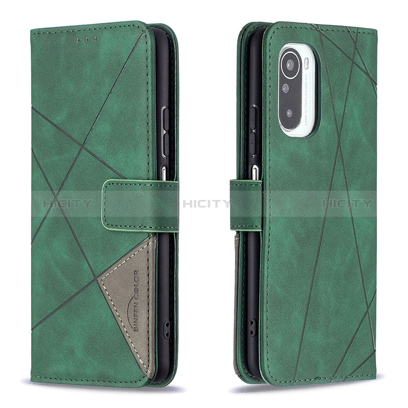 Custodia Portafoglio In Pelle Cover con Supporto B08F per Xiaomi Poco F3 5G