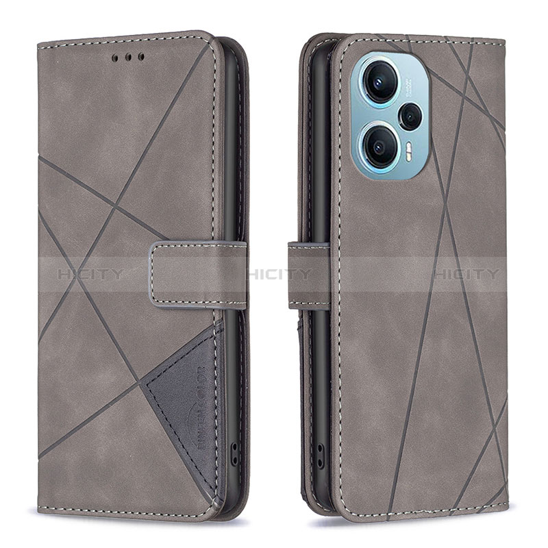 Custodia Portafoglio In Pelle Cover con Supporto B08F per Xiaomi Poco F5 5G