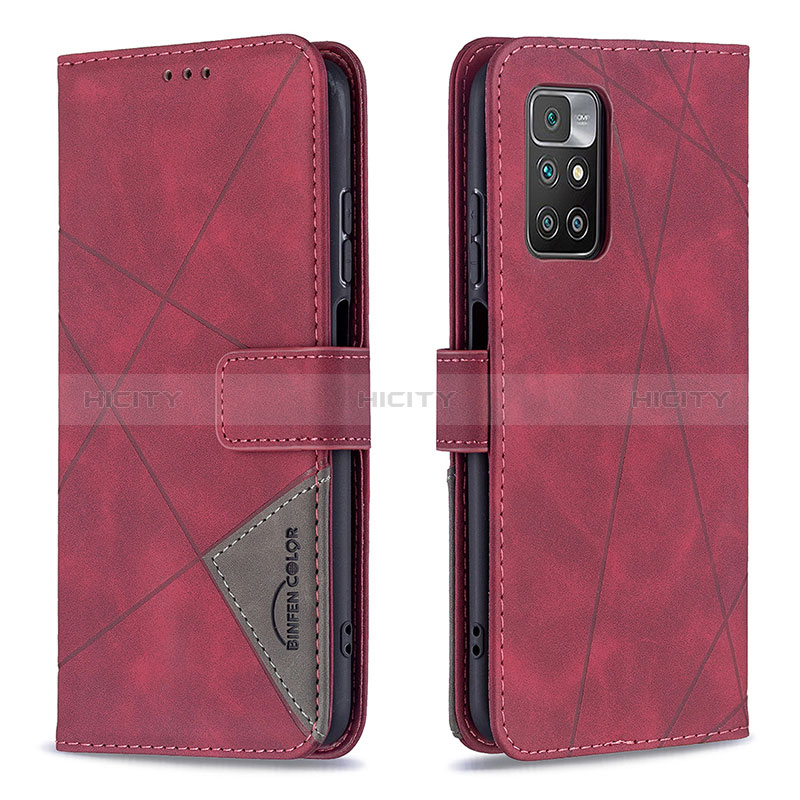 Custodia Portafoglio In Pelle Cover con Supporto B08F per Xiaomi Redmi 10 (2022)