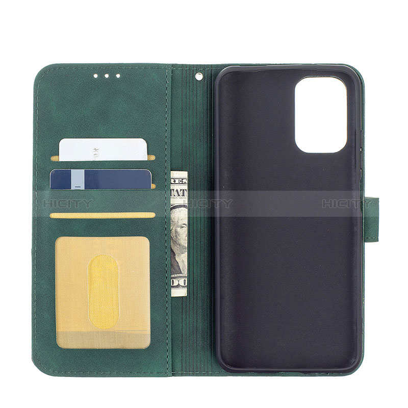 Custodia Portafoglio In Pelle Cover con Supporto B08F per Xiaomi Redmi Note 10 4G