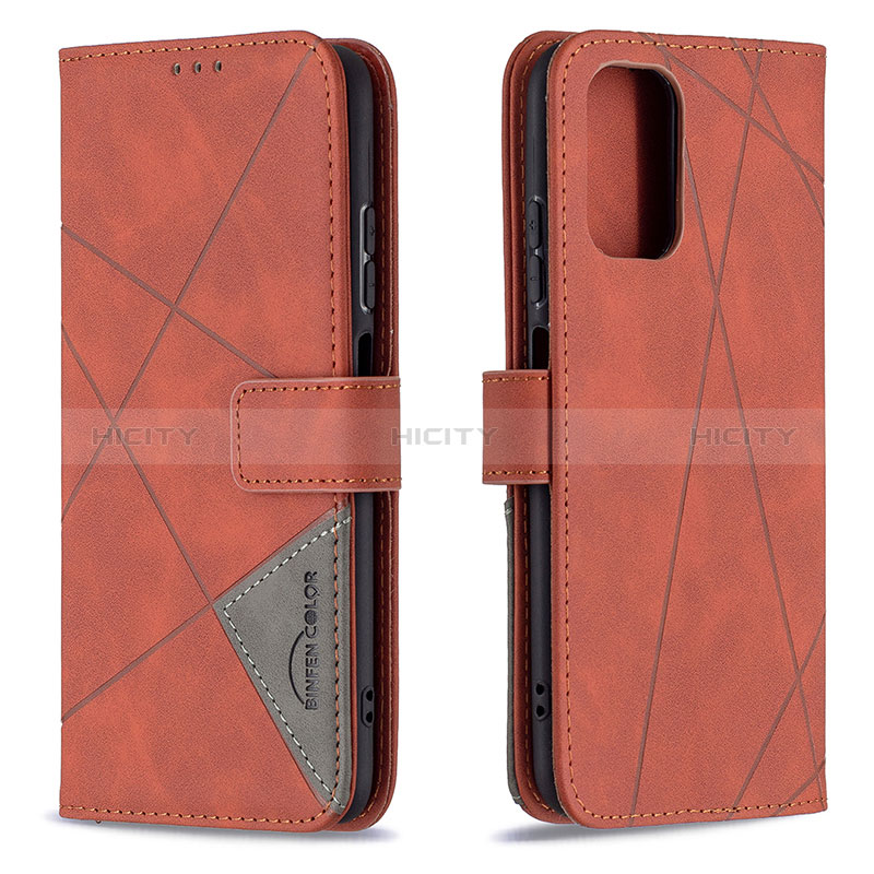 Custodia Portafoglio In Pelle Cover con Supporto B08F per Xiaomi Redmi Note 10 4G