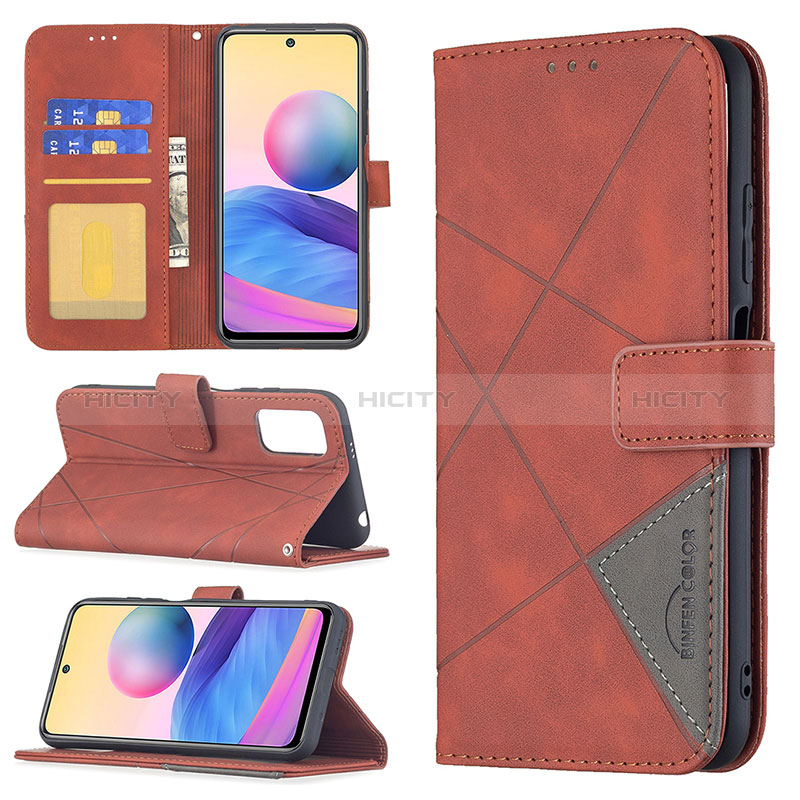 Custodia Portafoglio In Pelle Cover con Supporto B08F per Xiaomi Redmi Note 10T 5G