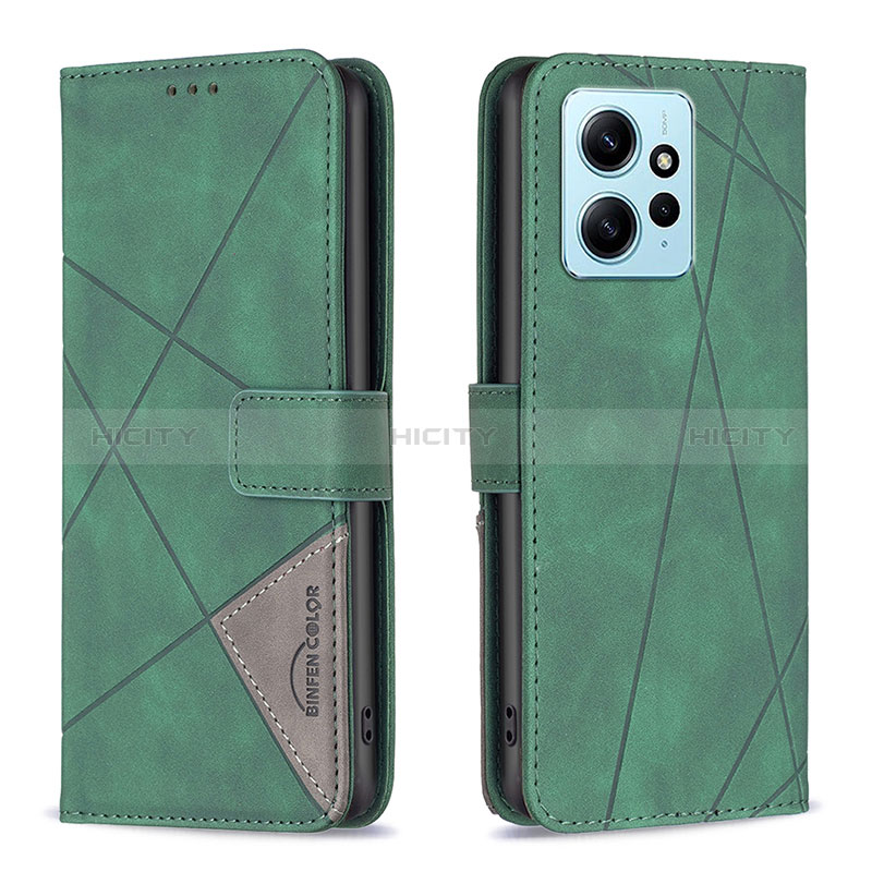 Custodia Portafoglio In Pelle Cover con Supporto B08F per Xiaomi Redmi Note 12 4G