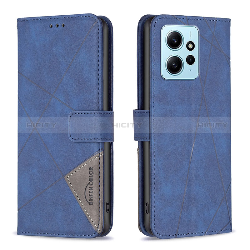 Custodia Portafoglio In Pelle Cover con Supporto B08F per Xiaomi Redmi Note 12 4G