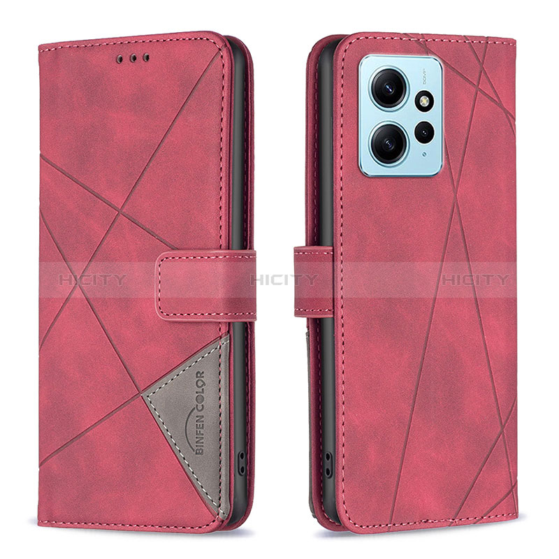 Custodia Portafoglio In Pelle Cover con Supporto B08F per Xiaomi Redmi Note 12 4G