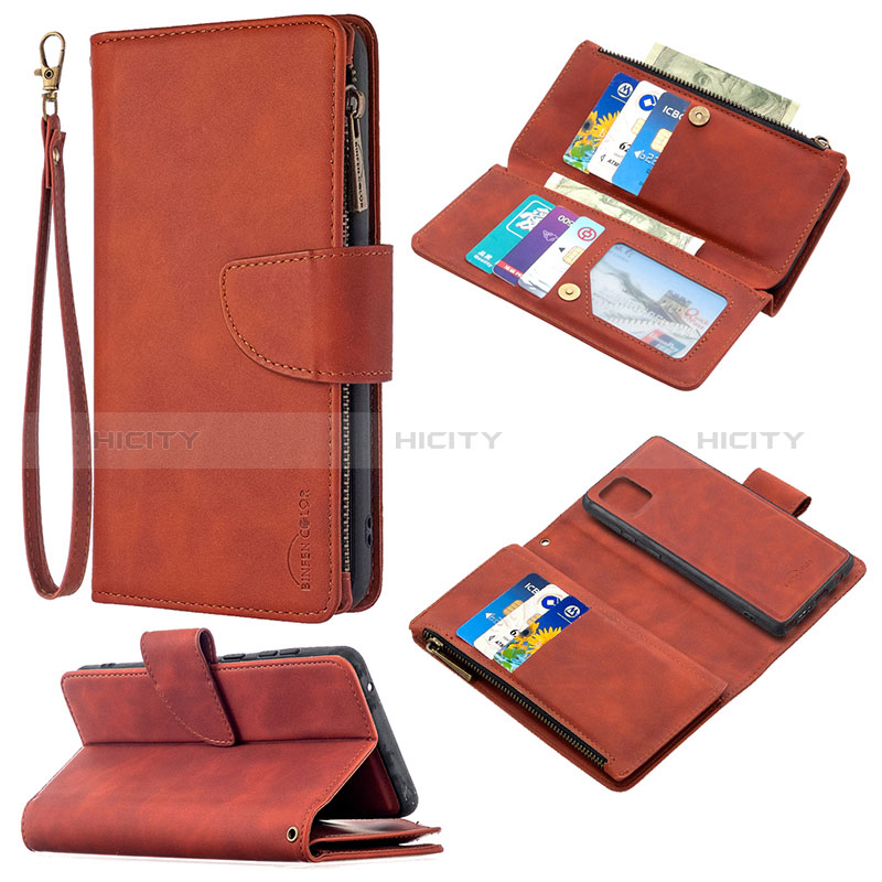 Custodia Portafoglio In Pelle Cover con Supporto B09F per Samsung Galaxy Note 10 Lite