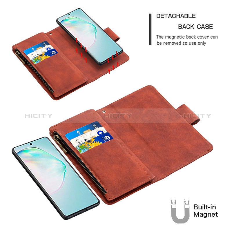 Custodia Portafoglio In Pelle Cover con Supporto B09F per Samsung Galaxy S10 Lite