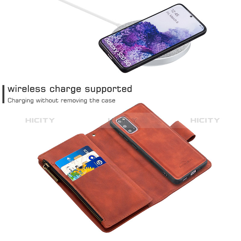 Custodia Portafoglio In Pelle Cover con Supporto B09F per Samsung Galaxy S20 5G