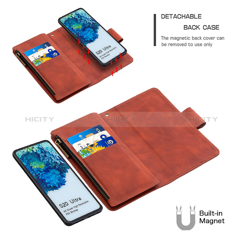 Custodia Portafoglio In Pelle Cover con Supporto B09F per Samsung Galaxy S20 Ultra 5G