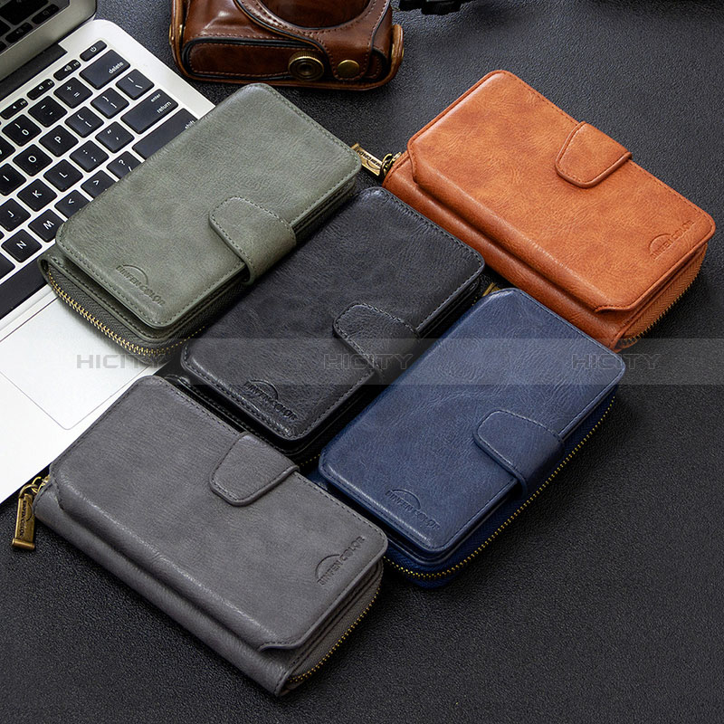 Custodia Portafoglio In Pelle Cover con Supporto B10F per Samsung Galaxy Note 10 Lite