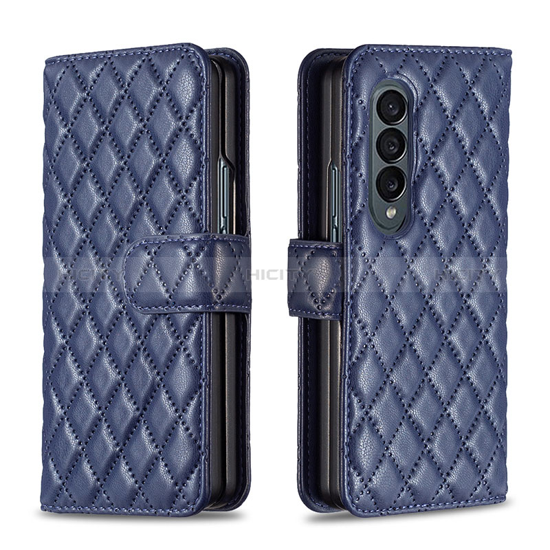 Custodia Portafoglio In Pelle Cover con Supporto B10F per Samsung Galaxy Z Fold3 5G