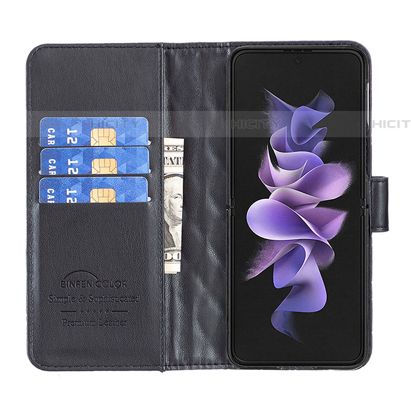 Custodia Portafoglio In Pelle Cover con Supporto B10F per Samsung Galaxy Z Fold4 5G