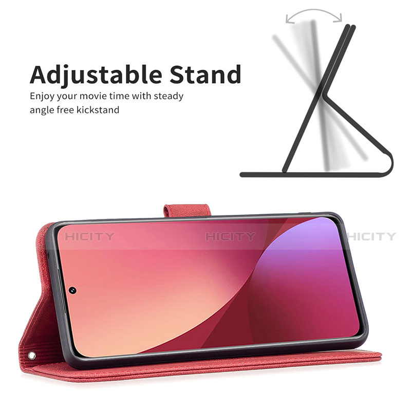 Custodia Portafoglio In Pelle Cover con Supporto B10F per Xiaomi Mi 12 5G