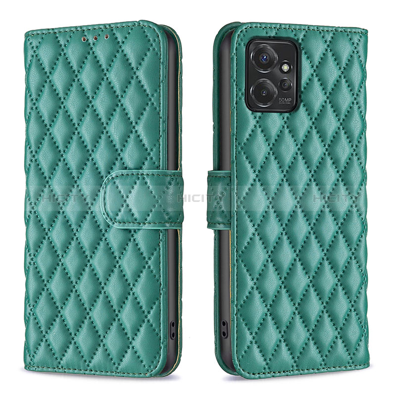 Custodia Portafoglio In Pelle Cover con Supporto B11F per Motorola Moto G Power 5G (2023) Verde