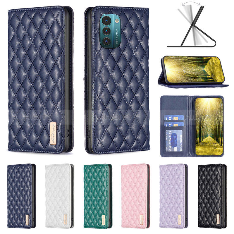 Custodia Portafoglio In Pelle Cover con Supporto B11F per Nokia G11