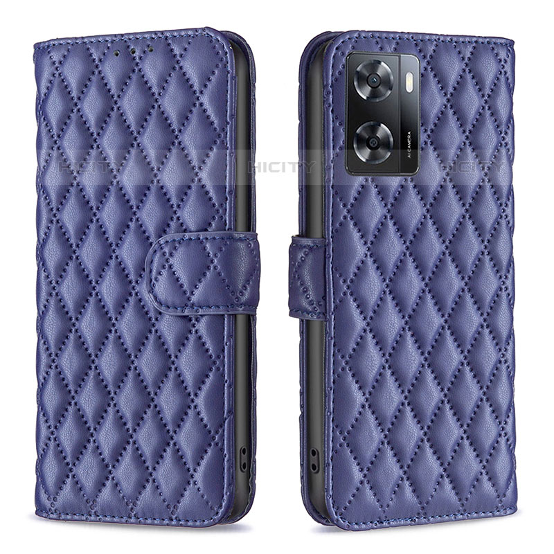 Custodia Portafoglio In Pelle Cover con Supporto B11F per OnePlus Nord N20 SE Blu