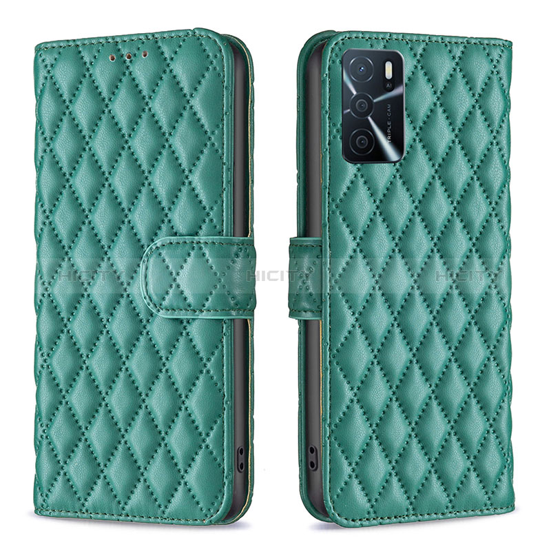 Custodia Portafoglio In Pelle Cover con Supporto B11F per Oppo A16