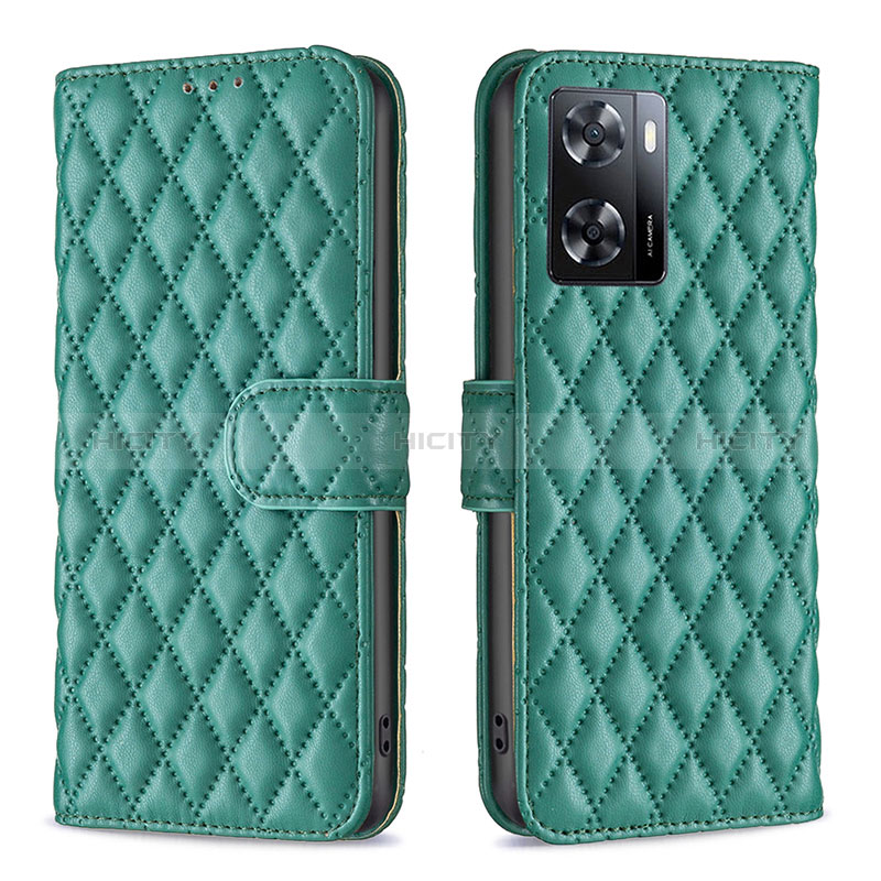 Custodia Portafoglio In Pelle Cover con Supporto B11F per Oppo A57e