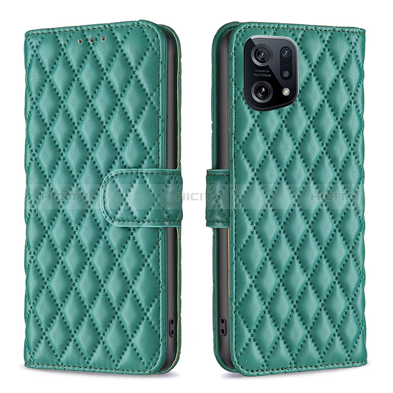 Custodia Portafoglio In Pelle Cover con Supporto B11F per Oppo Find X5 5G