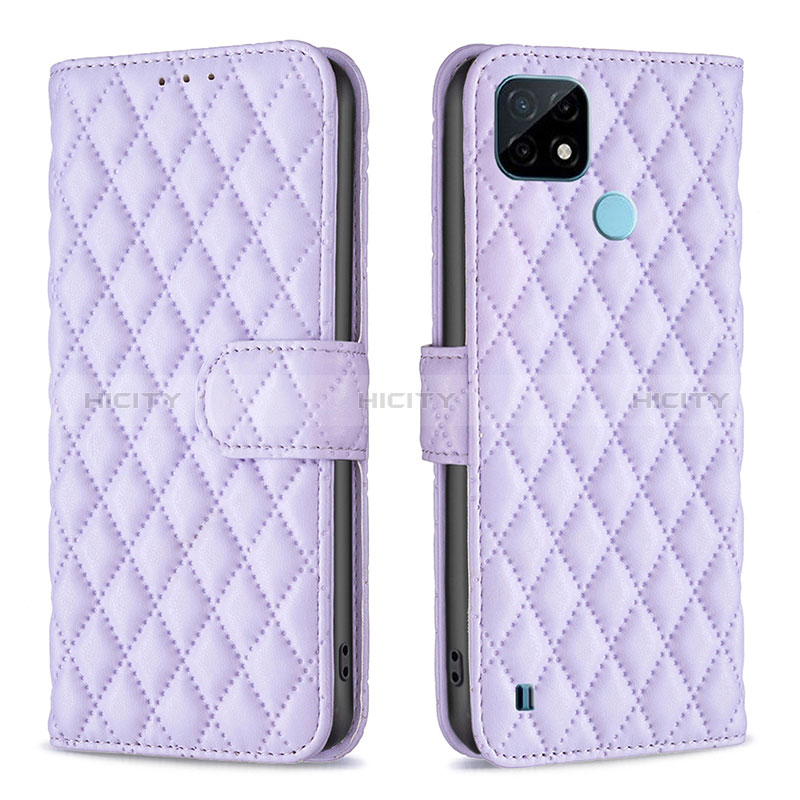 Custodia Portafoglio In Pelle Cover con Supporto B11F per Realme C21