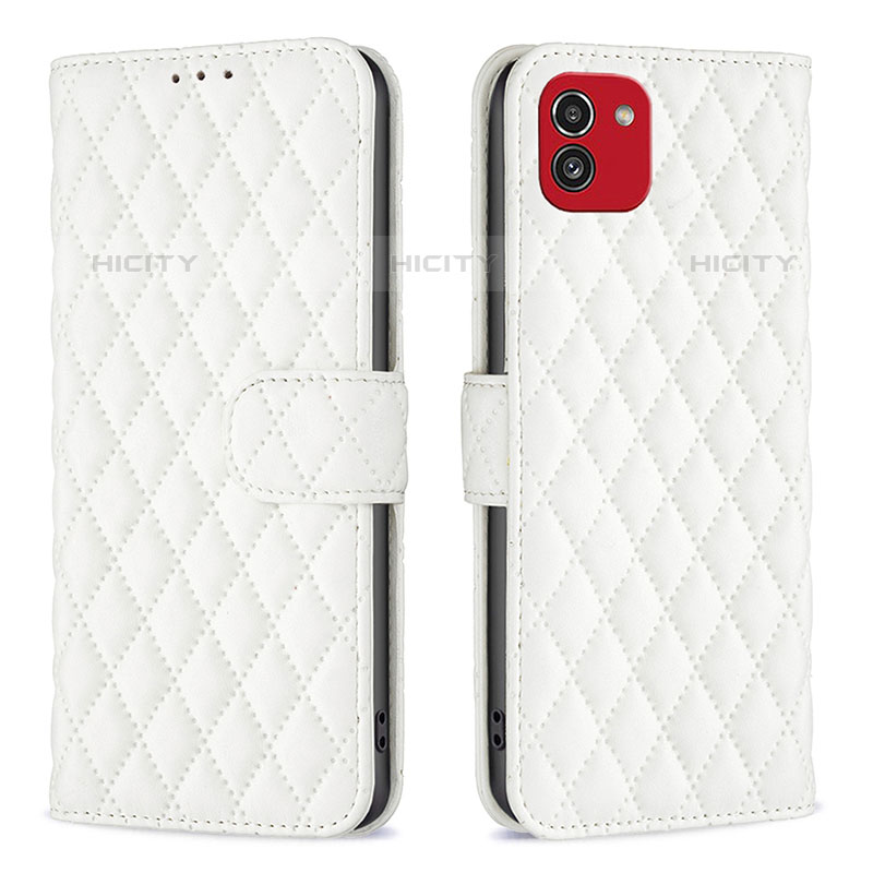 Custodia Portafoglio In Pelle Cover con Supporto B11F per Samsung Galaxy A03