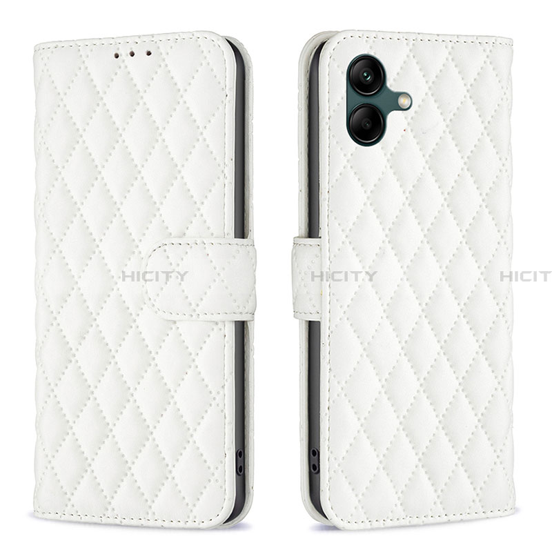 Custodia Portafoglio In Pelle Cover con Supporto B11F per Samsung Galaxy A04 4G Bianco