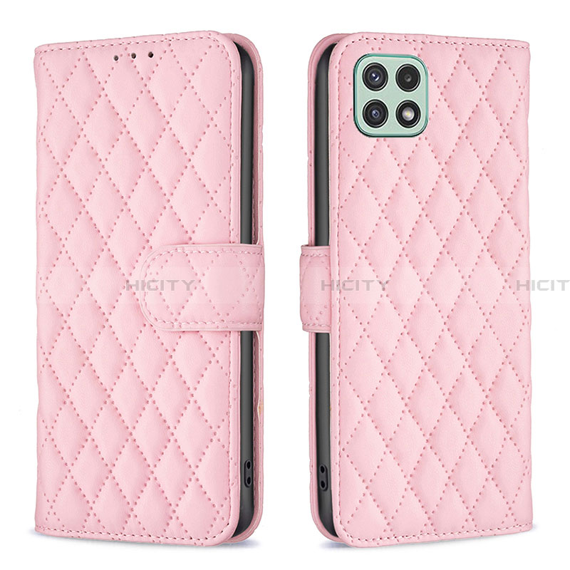 Custodia Portafoglio In Pelle Cover con Supporto B11F per Samsung Galaxy A22 5G