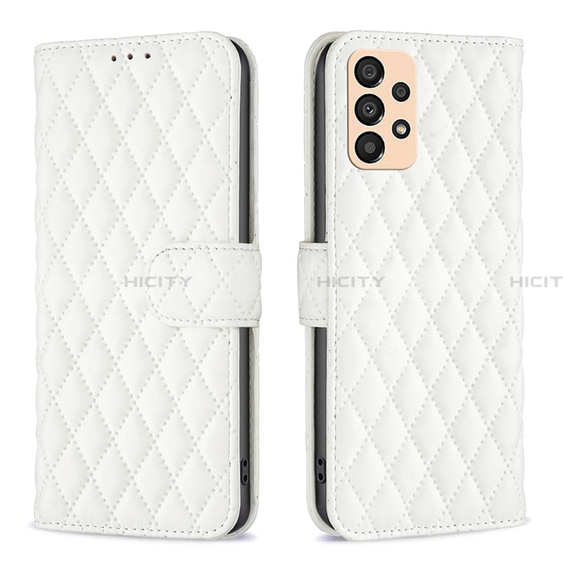 Custodia Portafoglio In Pelle Cover con Supporto B11F per Samsung Galaxy A33 5G Bianco