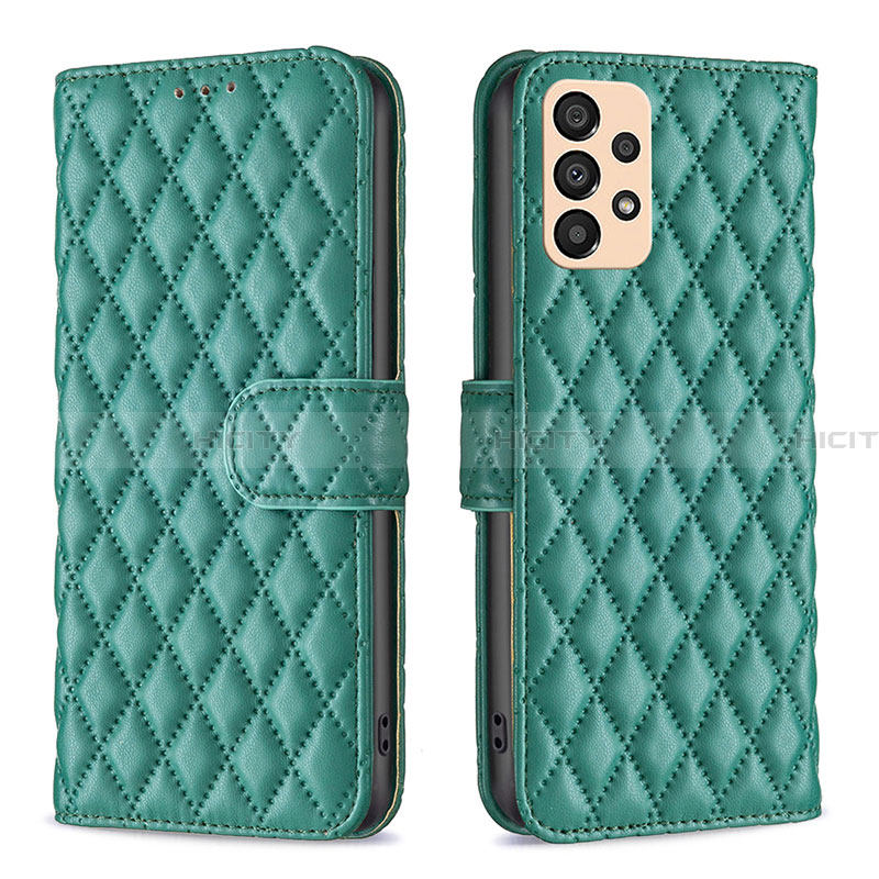 Custodia Portafoglio In Pelle Cover con Supporto B11F per Samsung Galaxy A33 5G Verde