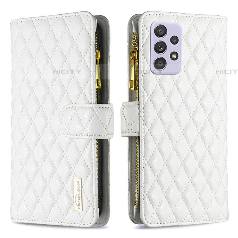 Custodia Portafoglio In Pelle Cover con Supporto B11F per Samsung Galaxy A52 5G