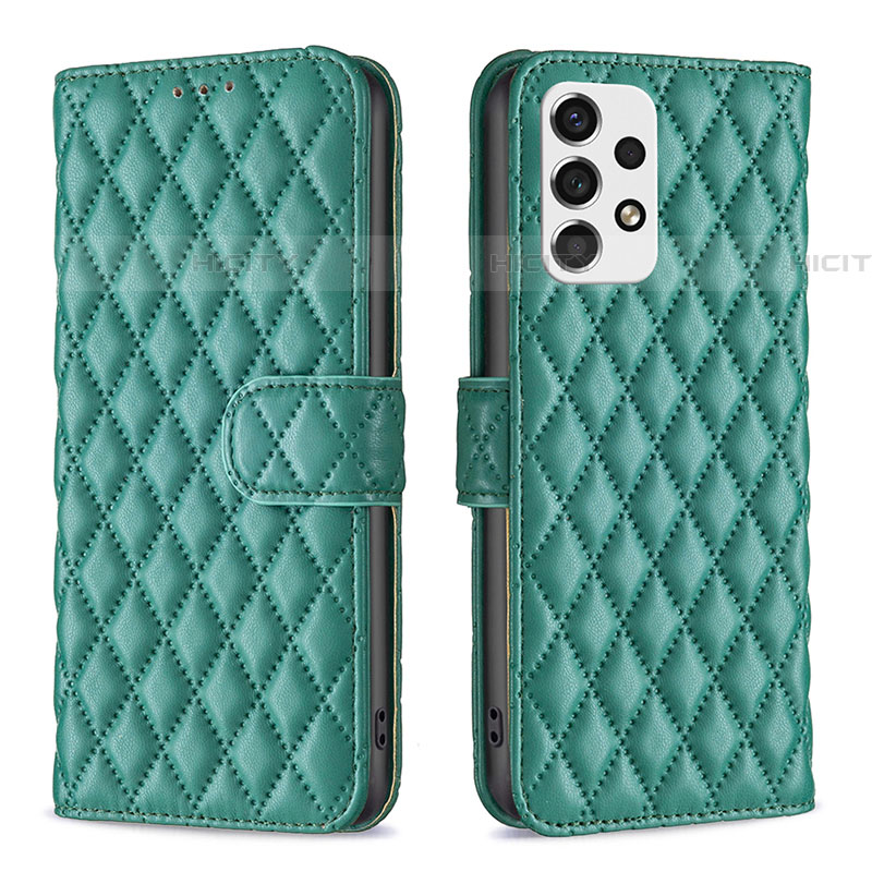 Custodia Portafoglio In Pelle Cover con Supporto B11F per Samsung Galaxy A53 5G Verde