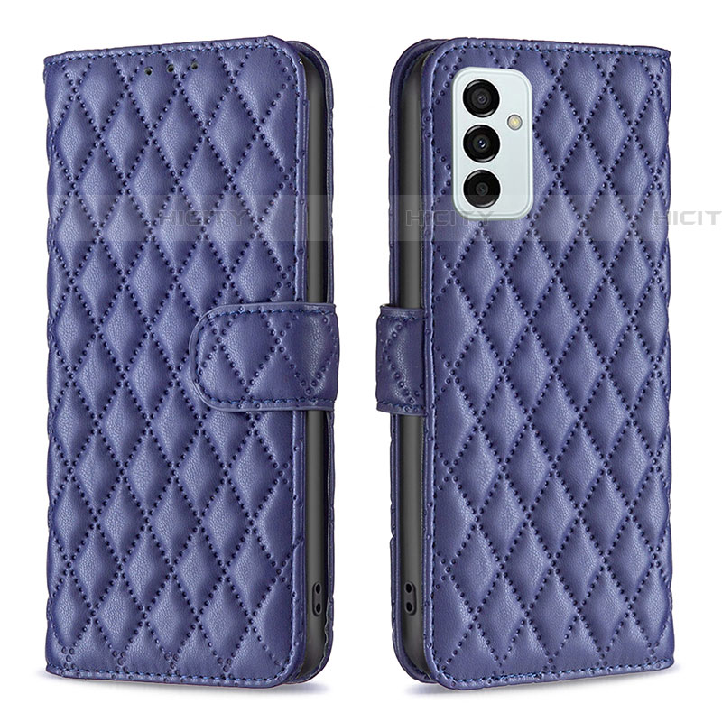 Custodia Portafoglio In Pelle Cover con Supporto B11F per Samsung Galaxy F23 5G Blu