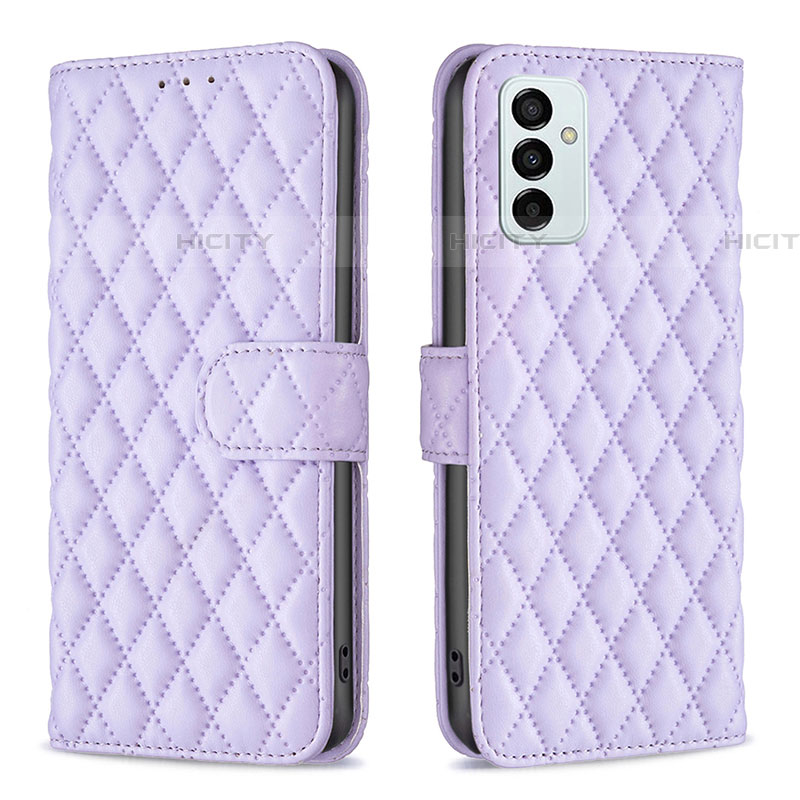 Custodia Portafoglio In Pelle Cover con Supporto B11F per Samsung Galaxy F23 5G Viola