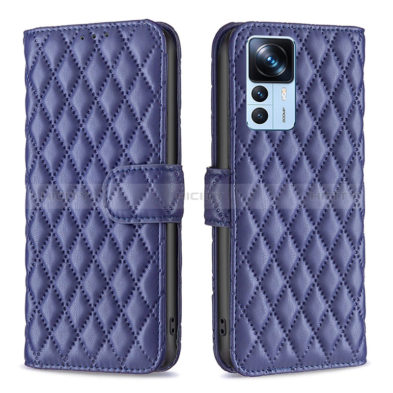 Custodia Portafoglio In Pelle Cover con Supporto B11F per Xiaomi Mi 12T 5G Blu