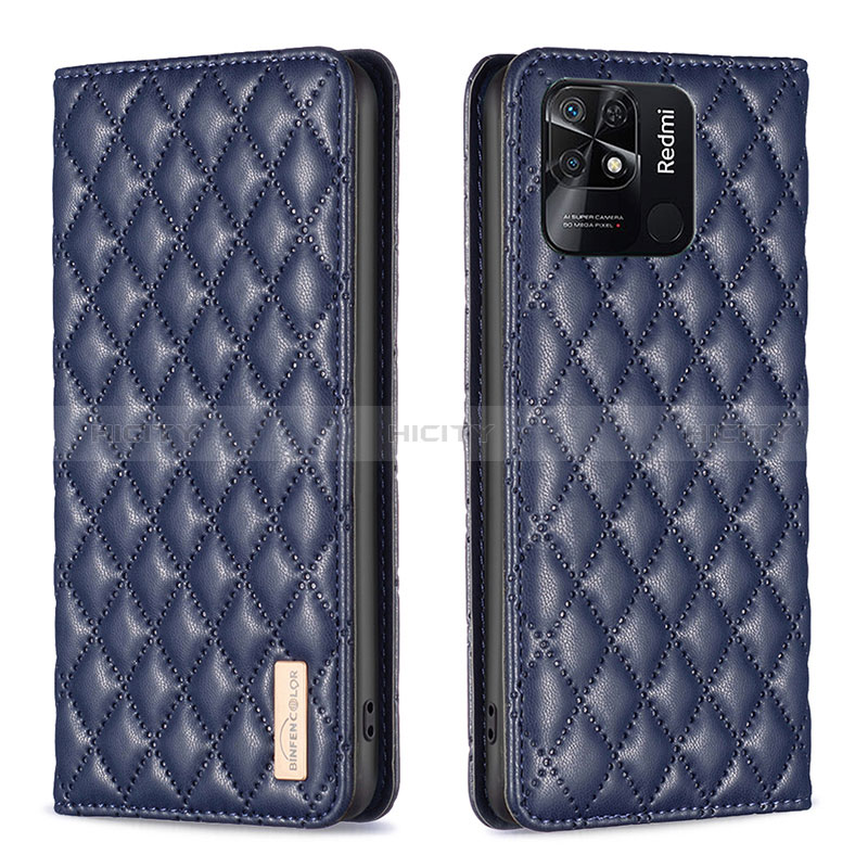 Custodia Portafoglio In Pelle Cover con Supporto B11F per Xiaomi Redmi 10 India