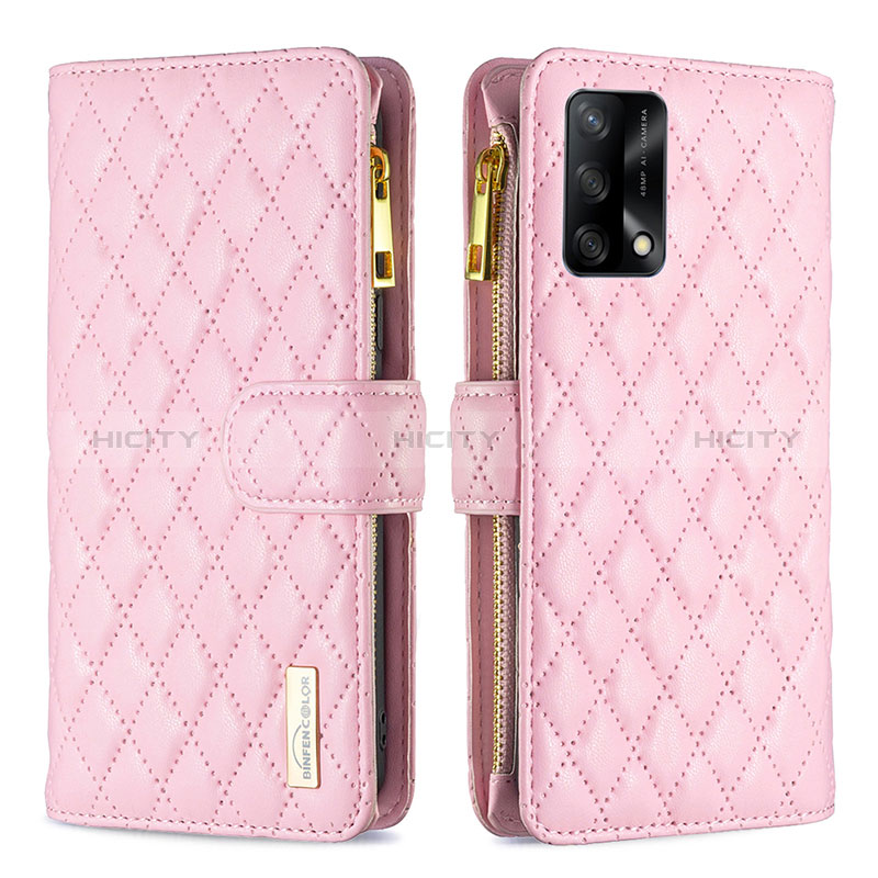 Custodia Portafoglio In Pelle Cover con Supporto B12F per Oppo A95 4G