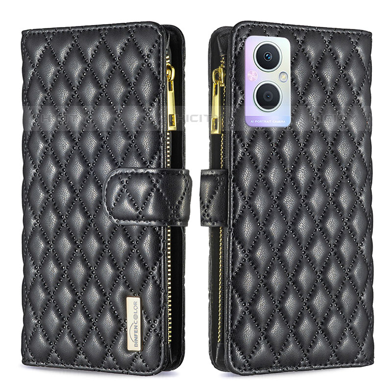 Custodia Portafoglio In Pelle Cover con Supporto B12F per Oppo F21 Pro 5G