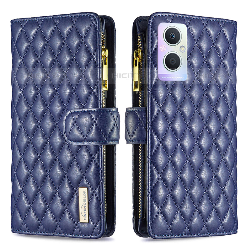 Custodia Portafoglio In Pelle Cover con Supporto B12F per Oppo F21 Pro 5G