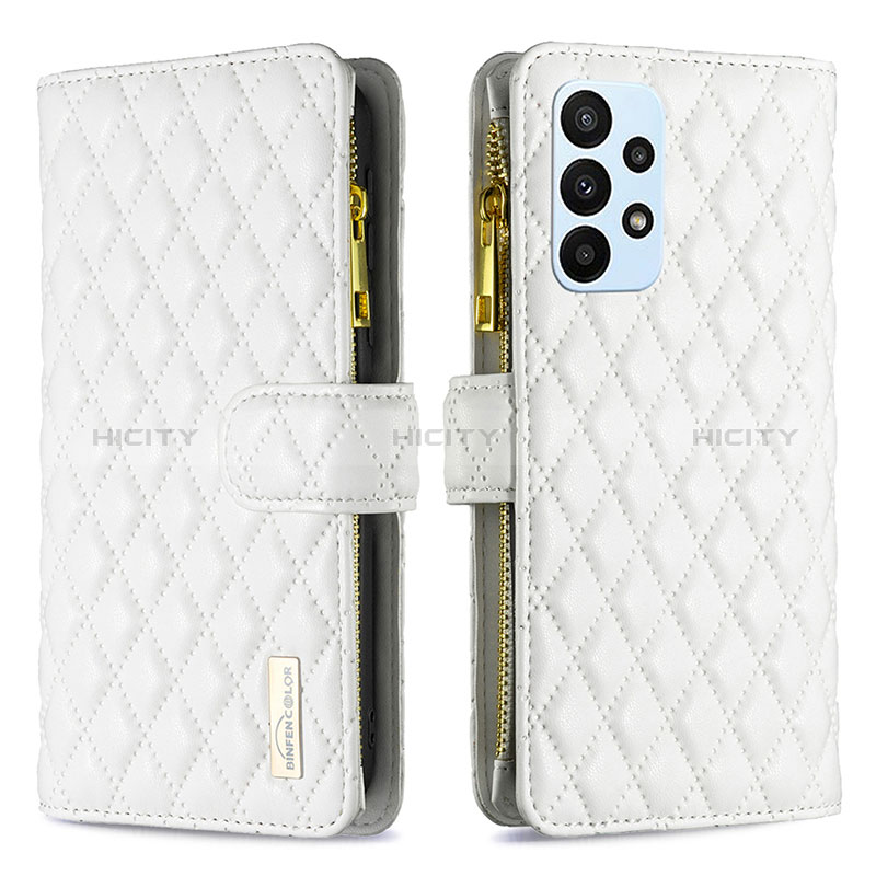 Custodia Portafoglio In Pelle Cover con Supporto B12F per Samsung Galaxy A23 5G