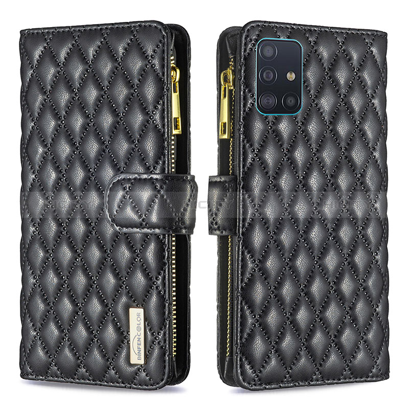 Custodia Portafoglio In Pelle Cover con Supporto B12F per Samsung Galaxy M40S