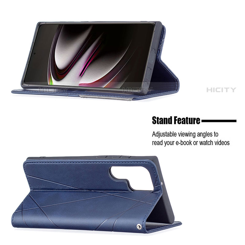 Custodia Portafoglio In Pelle Cover con Supporto B12F per Samsung Galaxy S21 Ultra 5G