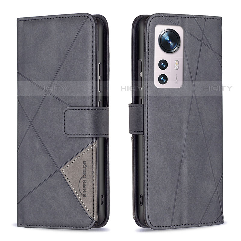 Custodia Portafoglio In Pelle Cover con Supporto B12F per Xiaomi Mi 12 Pro 5G