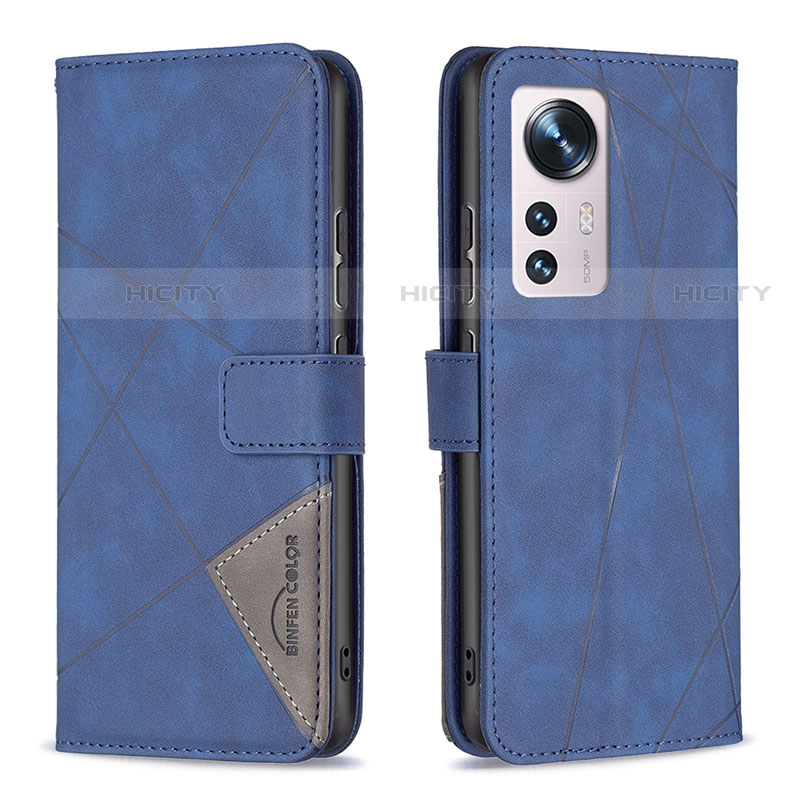 Custodia Portafoglio In Pelle Cover con Supporto B12F per Xiaomi Mi 12 Pro 5G