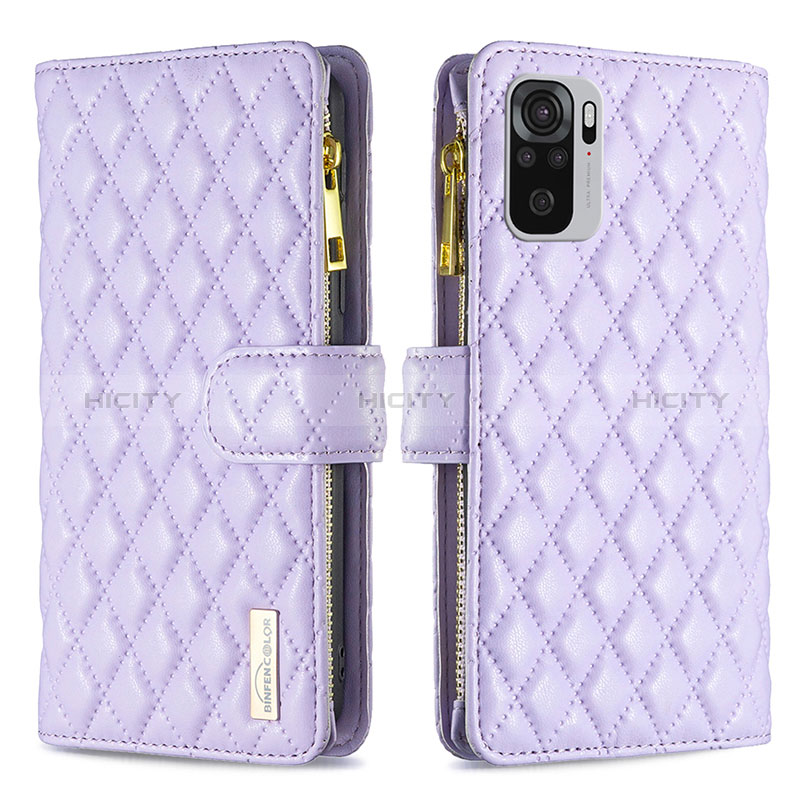 Custodia Portafoglio In Pelle Cover con Supporto B12F per Xiaomi Redmi Note 10S 4G