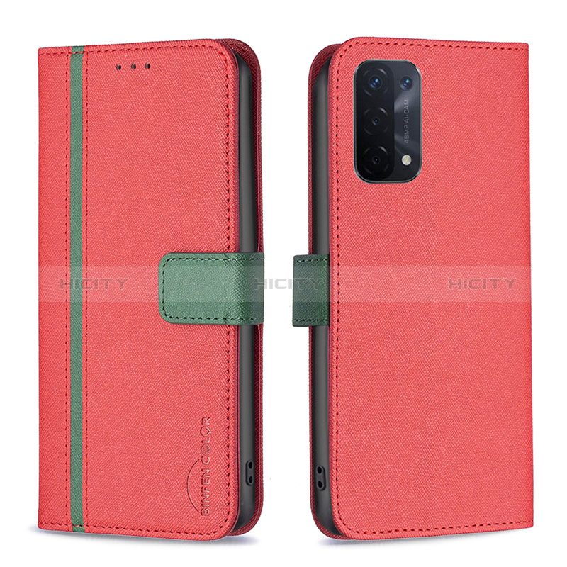 Custodia Portafoglio In Pelle Cover con Supporto B13F per Oppo A74 5G