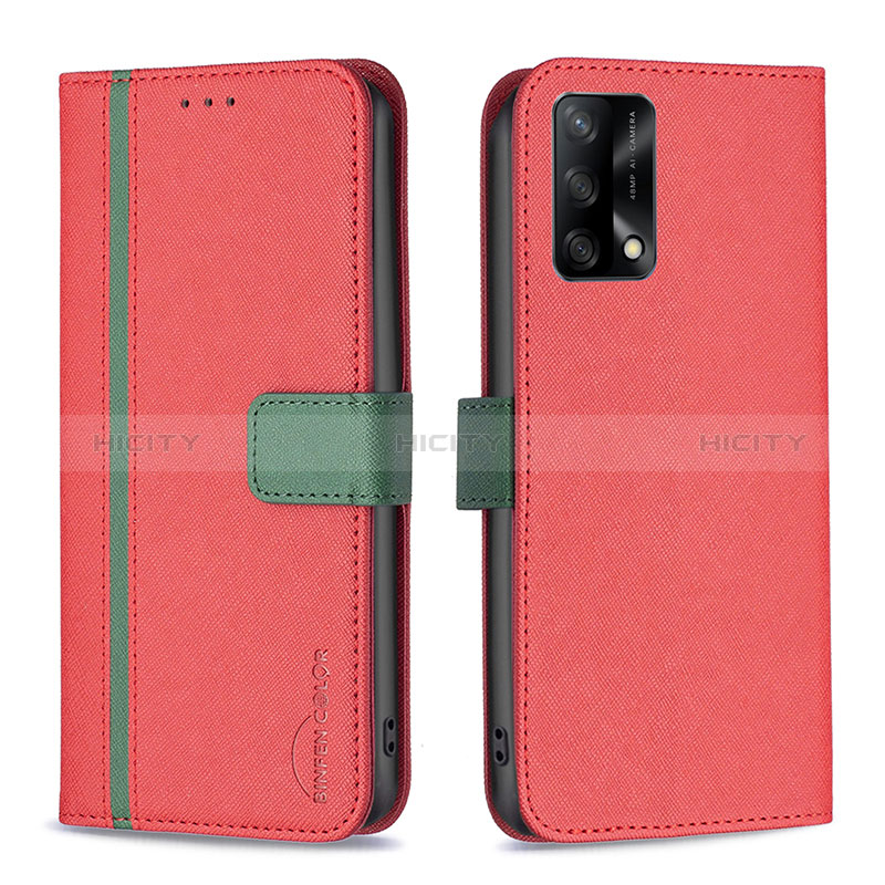 Custodia Portafoglio In Pelle Cover con Supporto B13F per Oppo A95 4G