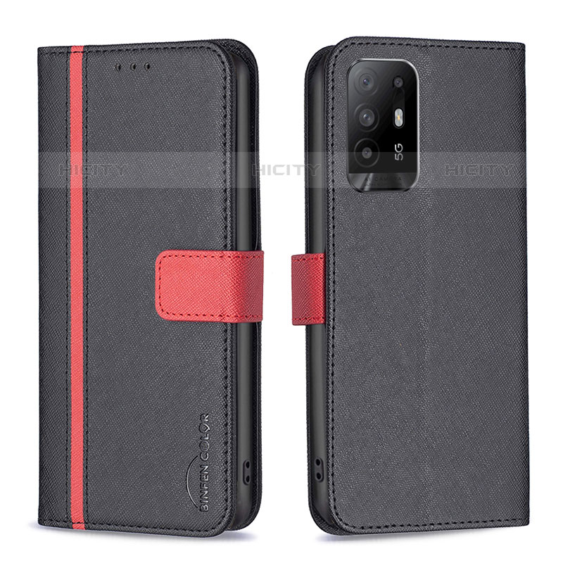 Custodia Portafoglio In Pelle Cover con Supporto B13F per Oppo A95 5G