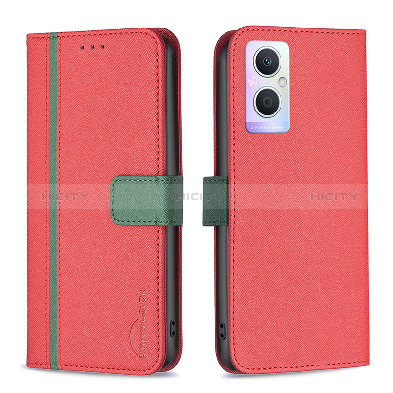 Custodia Portafoglio In Pelle Cover con Supporto B13F per Oppo A96 5G