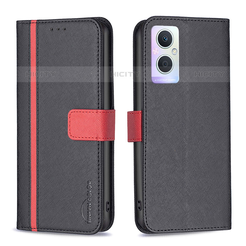 Custodia Portafoglio In Pelle Cover con Supporto B13F per Oppo F21 Pro 5G