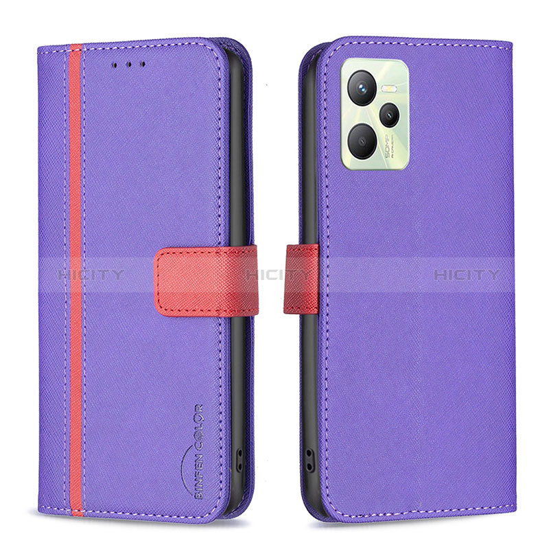 Custodia Portafoglio In Pelle Cover con Supporto B13F per Realme C35